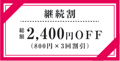 継続割のクーポン